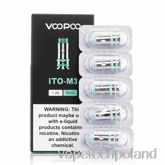 Cewki Zamienne Do Vape Pen Voopoo Ito 1,2ohm Cewki Siatkowe Ito-m3
